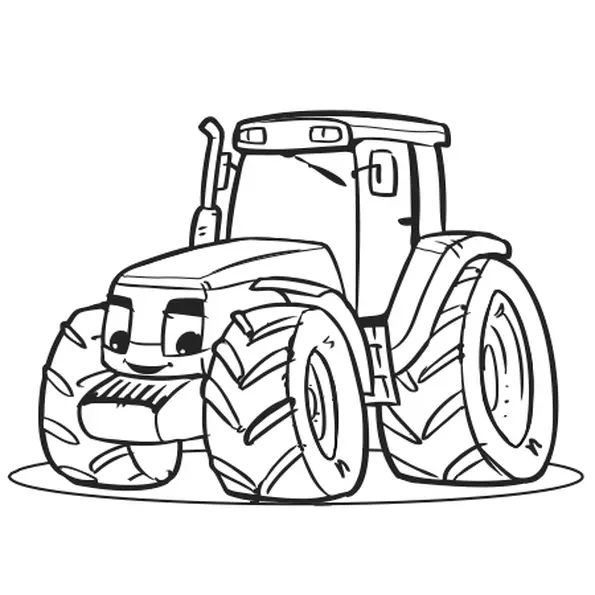 dessin tracteur