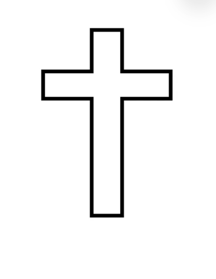 Dessin d'une croix